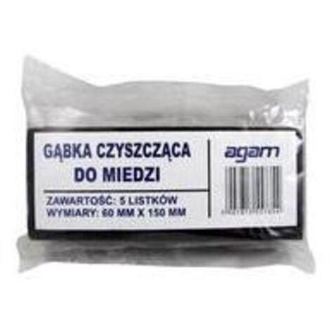 ESPONJA DE LIMPIEZA PARA TUBOS DE COBRE 60150MM 10 HOJAS - H/AG-1040005