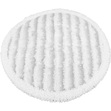 Esponja de microfibra lavable para limpiadoras a vapor Shark, compatible con S7001/S7000/S7201/S7020, 4 unidades, gris a rayas.