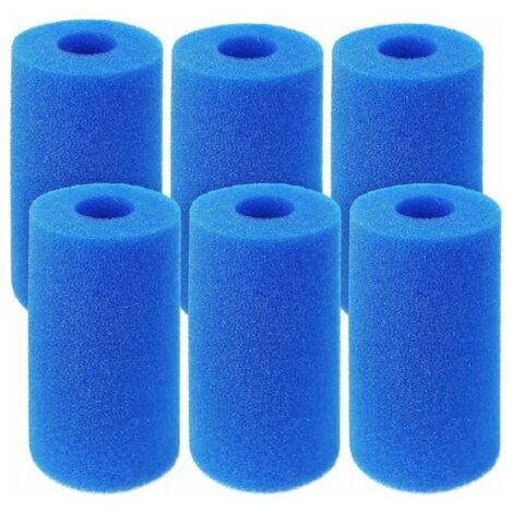 Esponja filtrante, cartucho de filtro de espuma reutilizable y lavable para piscina, acuario, spa