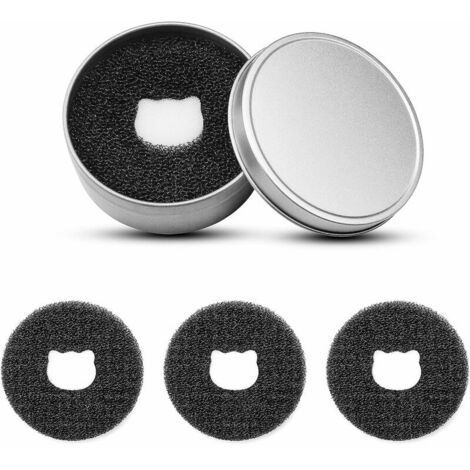Esponja limpiadora de brochas de maquillaje, esponja para quitar Color, para brochas cosméticas, herramienta de esponja de limpieza en seco de una sola capa