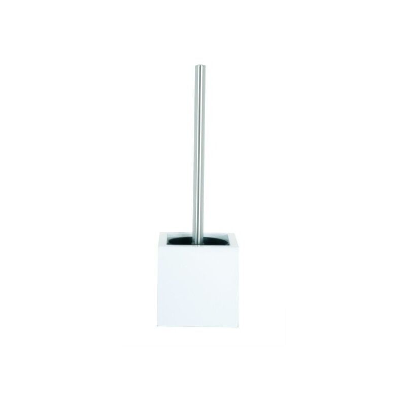 

MSV - Escobilla de baño con soporte MDF & Acero Inoxidable Blanco - Blanco
