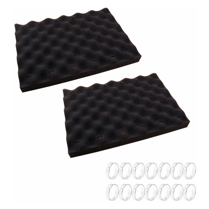 Esponjas Espuma Negras Con Clips De Fijación Para Limpiafondos Zodiac