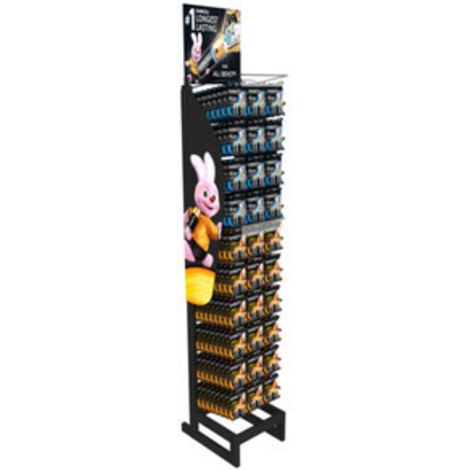 ESPOSITORE A PAVIMENTO DURACELL 30 GANCI