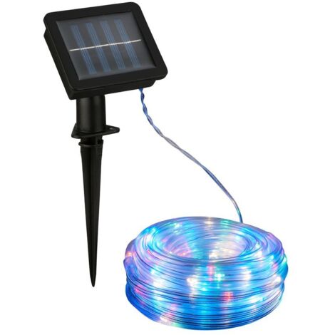 Espositore da banco a LED multicolore a energia solare, 100xLED, IP