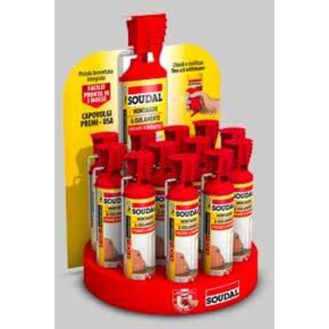 ESPOSITORE DA BANCO 'GENIUS GUN' SOUDAL 12 pezzi - SOUDAL