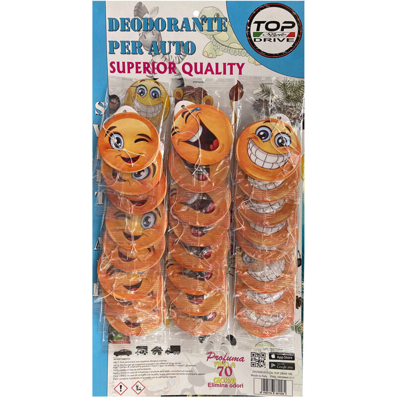 'ESPOSITORE DEODORANTI AUTO ''SWEET AIR'' 24 pezzi' 24 pezzi