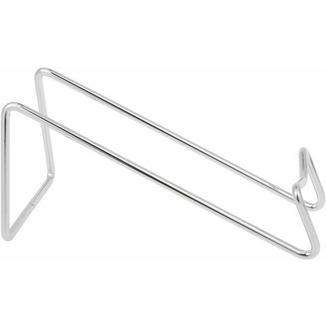 Espositore in ferro battuto portabottiglie portabottiglie portabottiglie per ripiani cucina bancone bar (argento vivo)