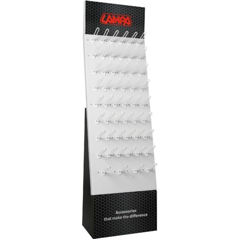 Espositore inclinato da pavimento senza cornice - 171 cm
