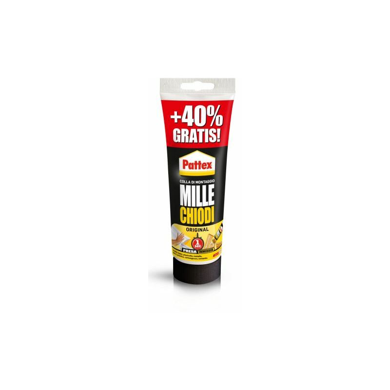 Henkel colla Pattex mille chiodi original tubo GR.250+100 omaggio 12 pz