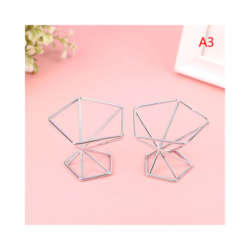 Espositore per piante in metallo geometrico