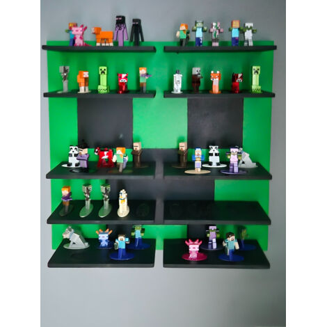 Espositore per statuette compatibile con Minecraft