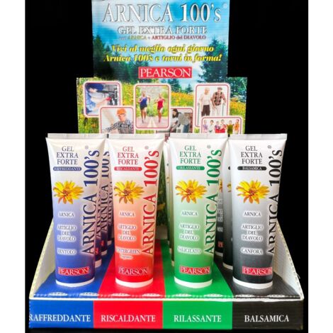 ESPOSITORE TUBETTI GEL ARNICA 100’S 16 pz