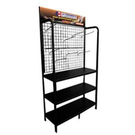ESPOSITORE UTENSILERIA CON RIPIANI cm 100x40x170h