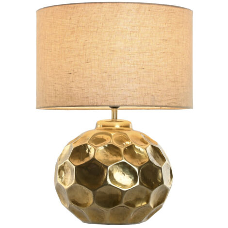 Esprit Lampe de bureau bronze aluminium 40x40x54 cm