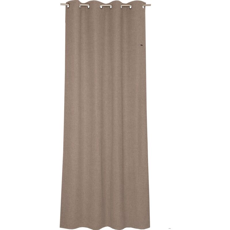 ESPRIT Rideau à œillets opaque HARP - 1 pièce 140x250 cm, beige