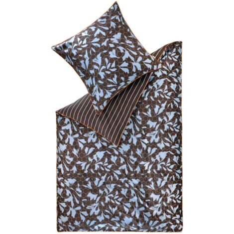 ESPRIT Satin Bettwäsche NOEL - 2er Set 135x200 cm, Blau