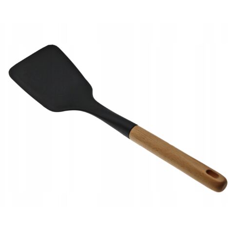 ESP脕TULA DE COCINA CALADA PARA FRE脥R Y VOLTEAR 34 cm
