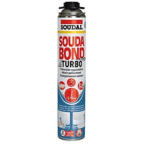 Espuma adhesiva turbo soudabon turbo pistola 750 ml