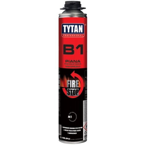 Espuma de montaje Tytan b1 ignífuga alto rendimiento 750ml
