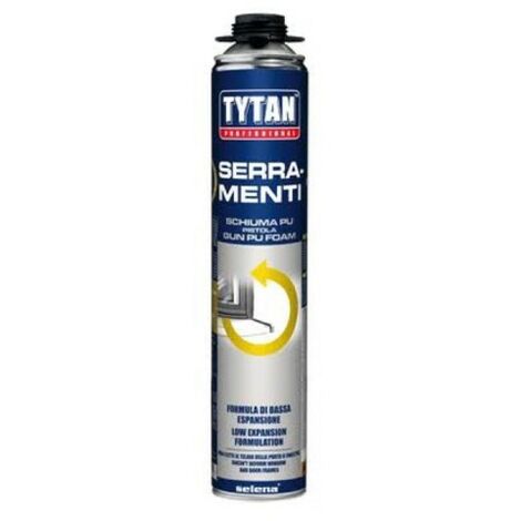 Espuma de poliur. Poliuretano 750 ml x pistola de tytan