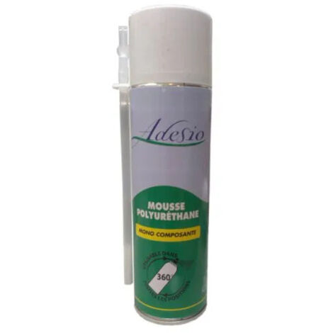 Espuma de poliuretano: 500 ml