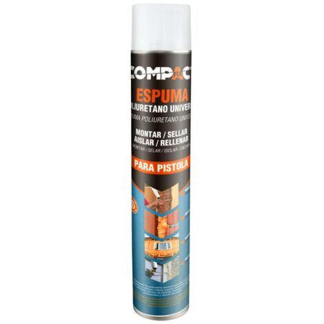 Espuma de poliuretano compactfix compact 750ml impermeable compatible pistola