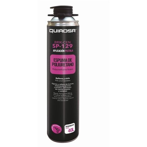 Espuma de poliuretano quiadsa sp-129 resistente UV y pintable