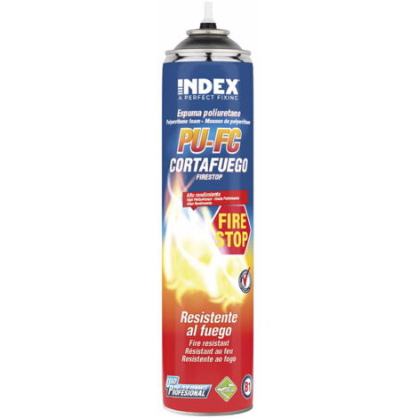 Espuma de poliuretano resistente al fuego - Aplicación con cánula 750 ml - Caja de 12