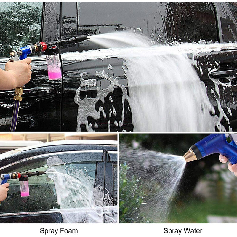 

Espuma Lavado de coches arma de aerosol de espuma Lanza multifuncional de alta presion de limpieza del coche de la pistola de espuma de lavado de