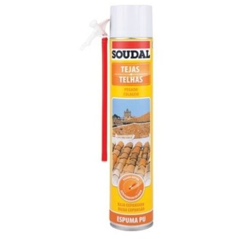 ESPUMA PARA TEJA CANULA GRIS 750ml SOUDAL