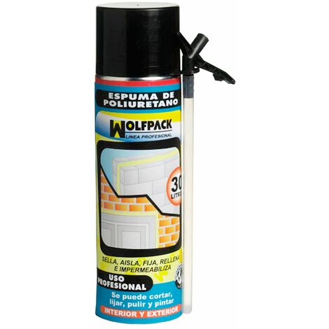 Espuma Poliuretano 500 ml. Con Cánula