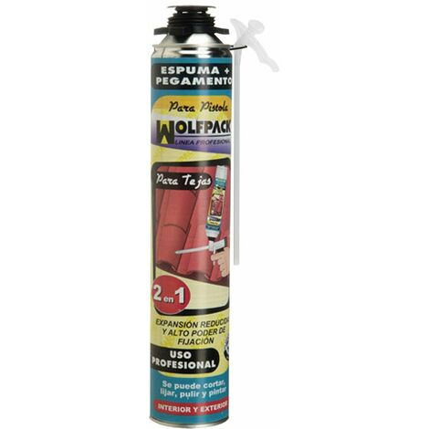 Espuma Poliuretano 750 ml. Tejas Para Pistola