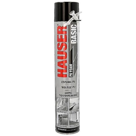 ESPUMA POLIURETANO HAUSER BASIC PU 670ML BOTE