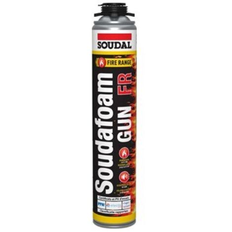 ESPUMA POLIURETANO IGNIFUGA SOUDAFOAM FR PISTOLA 750ML - 153331
