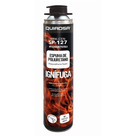 Espuma poliuretano Quiadsa sp-127 resistente fuego adhesión