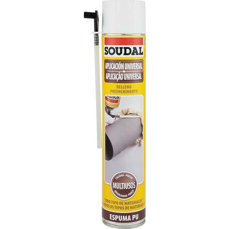 Espuma pu con canula 750ml soudal