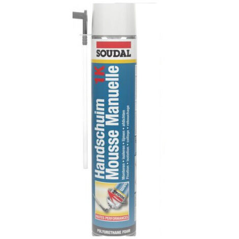 ESPUMA PU MANUAL 1K SOUDAL 750ML AMARILLO 108803