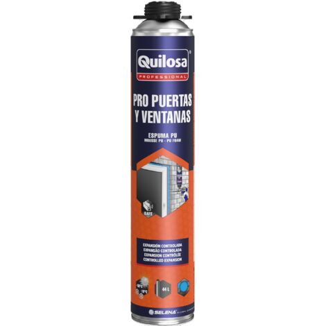 espuma pu pro puertas/ventana 44l 750cc azul expansion controlada