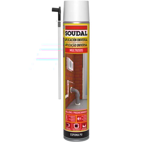 Espuma SOUDAL con Cánula Clásica 750ml 115797