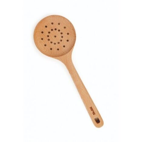 espumadera ibili natural madera 30 cm ergonómica