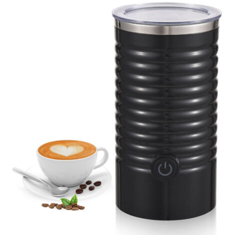 Espumador de leche de 120 ml, modelo pequeño y portátil para uso doméstico, alta potencia de 550 W, calentador de leche de 240 ml, batidor de huevos