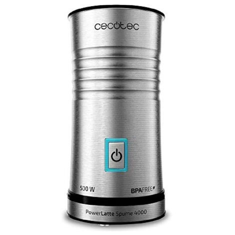 Espumador de leche de 500 W con 3 modos de funcionamiento.