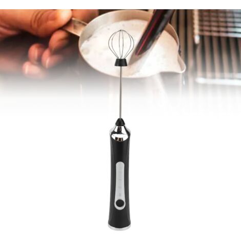Espumador de leche eléctrico recargable – Mezclador de bebidas portátil con soporte para café, chocolate caliente y matcha – 3 velocidades, 2 accesorios intercambiables, carga USB