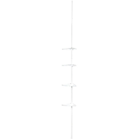 Rinconera para ducha telescópica Compact blanco WENKO