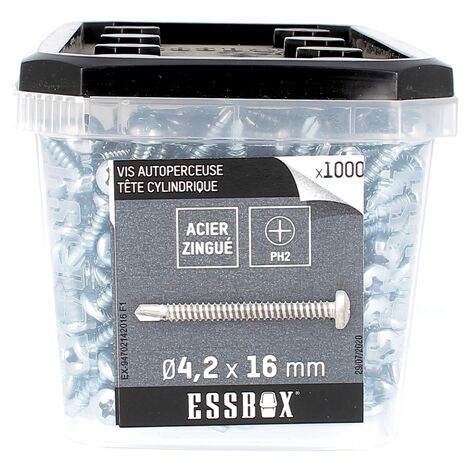 ESSBOX de 1000 Autoperceuses TCC 4.2X16 Zingué