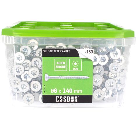 ESSBOX de 150 VBA TFX 6X140 Zingué (filetage partiel)