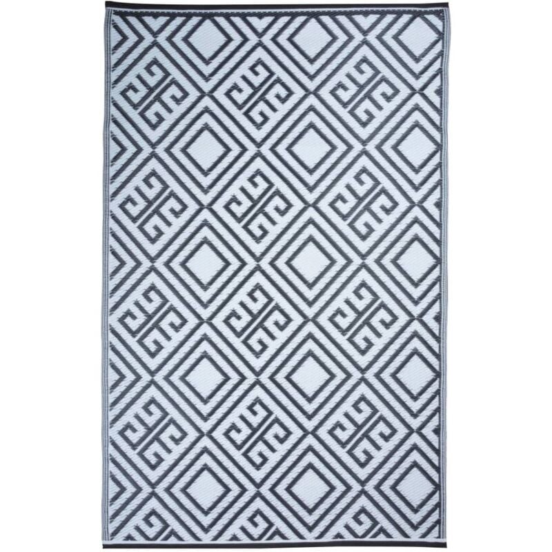 

Alfombra de exterior con gráfico 120x186 cm OC12 - Blanco - Esschert Design
