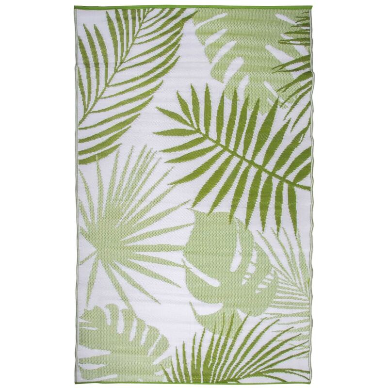 

Alfombra de exterior hojas selváticas 241x152 cm OC22 - Verde - Esschert Design