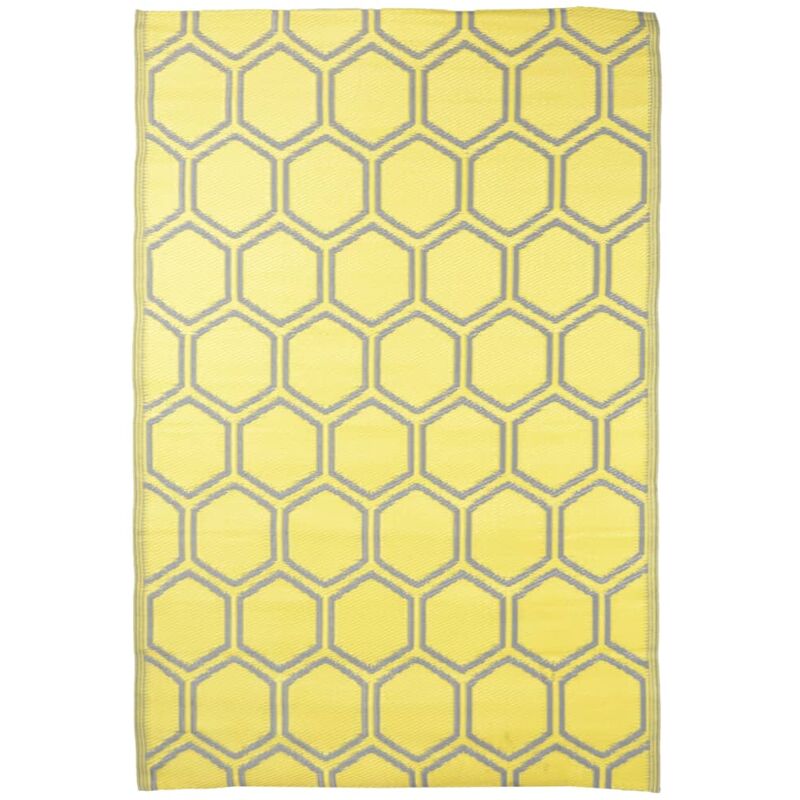 

Esschert Design Alfombra de exterior panal de abejas 182x122 cm