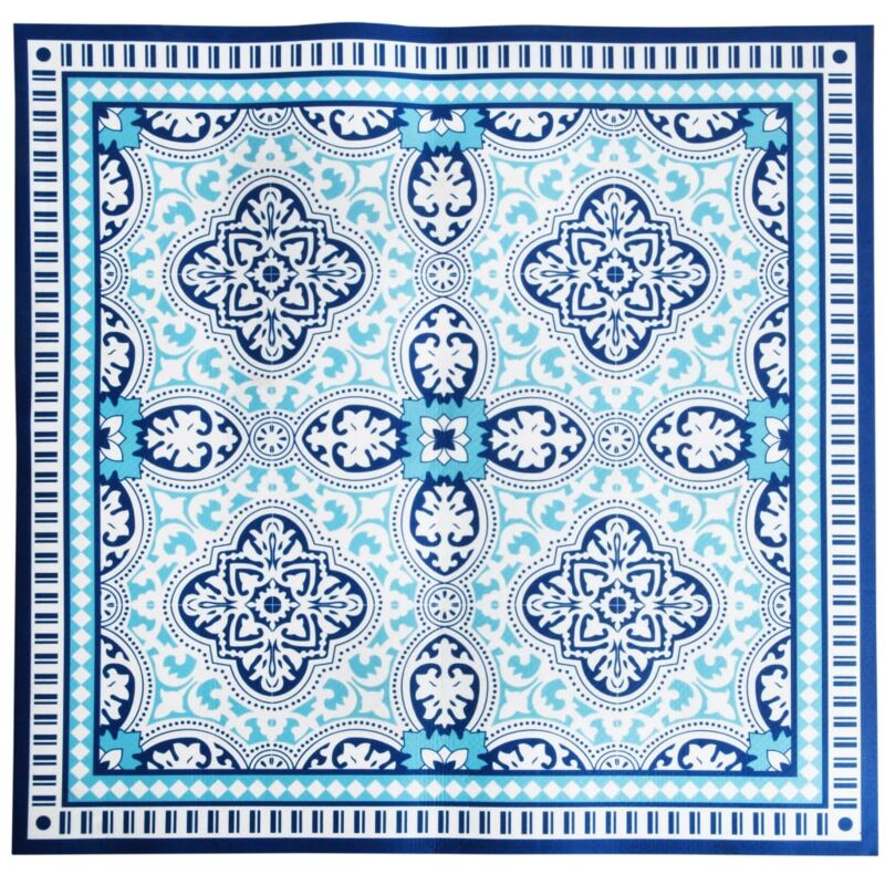 

Alfombra exterior para barbacoa 100x100 cm FF291 - Azul - Esschert Design